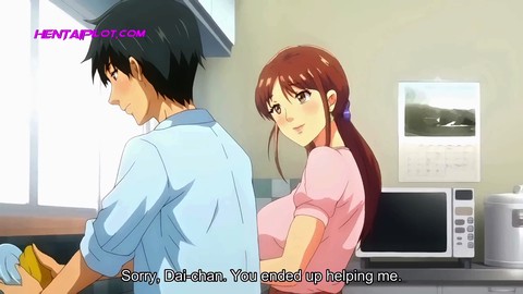 Salvaje aventura hentai con tía de grandes pechos en una experiencia de anime 3D