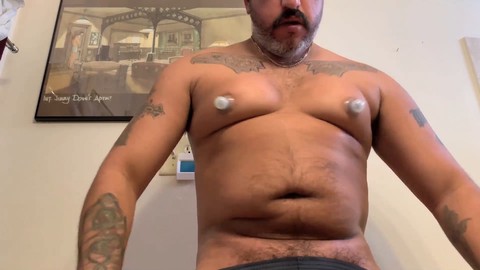 Nipple dad, daddy big tits, gay tit men