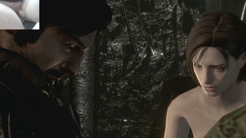 Erotische Gameplay von RESIDENT EVIL mit Nacktheit und Live-Webcam-Action - Teil 4