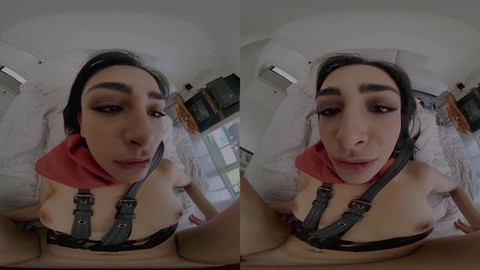 Avventura sessuale in realtà virtuale con Vanessa Moon e la sua fichetta rasata a 180 gradi