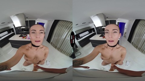 한 입, 갈색 머리 vr, 1인칭 vr