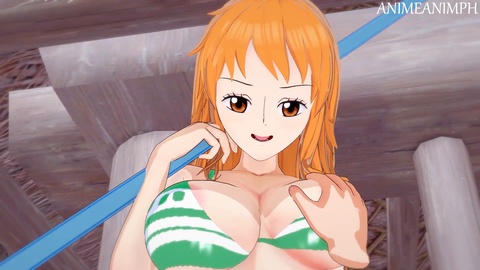 Luffy va nami, phim sex anime, sperma drinnen zusammenstellung