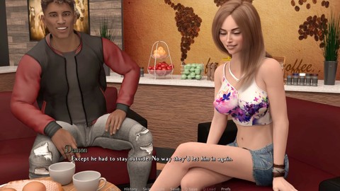 Rick y morty, drama de la milftoon, novela visual