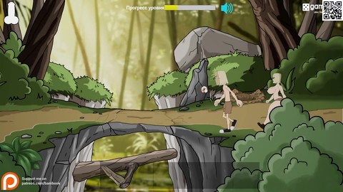 Jeu vidéo, sucer, gros seins