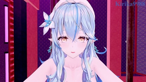 Fuga dalla stanza segreta con Yukihana Lamy - Azione hentai POV della VTuber di Hololive