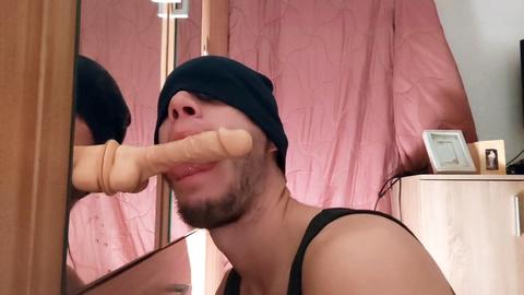 Getting off, thick cock solo, croatian