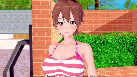 Herstellend, kleine titten, anime hentai
