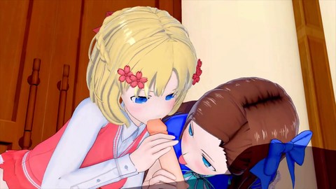 Die versauten Abenteuer von Catarina Claes und Maria Campbell als Schurkinnen im 3D-Hentai-Anime!