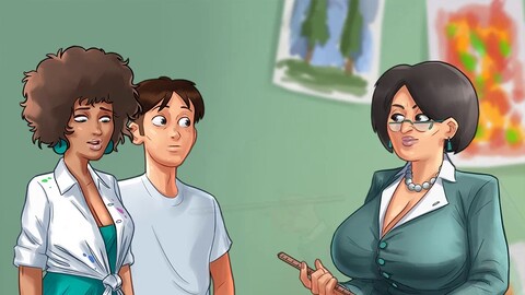 La saga estivale de MissKitty2K réimaginée - les notes s'affrontent dans un sauvage triolisme