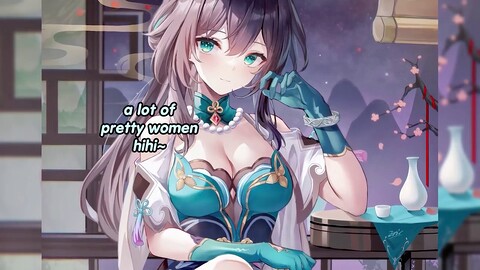 Ruan Mei te rechaza desnuda mientras te domina