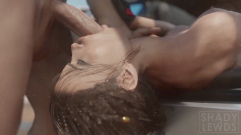 Panam Ramos gets her face fucked (Cyberpunk 2077)