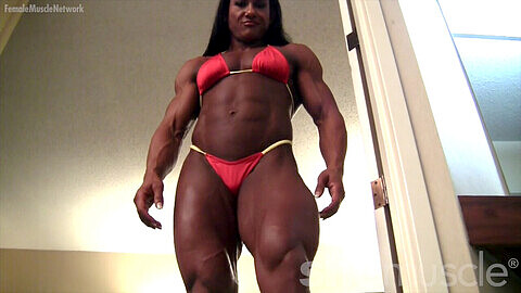 Female bodybuilder, femalemusclenetwork, big muscles