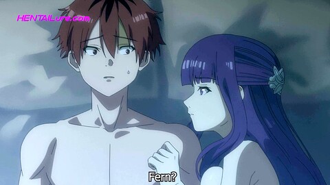 Inaspettato incontro tra Fern e Stark sotto il cielo stellato in questa parodia anime