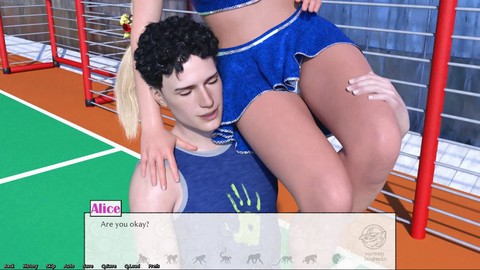 만화, 움직이는, 노출증